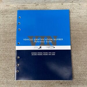 Honda | Media | Honda Acura Vin Reference Guide 992000 Parts Express ...
